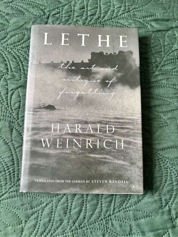 Lethe by Harald Weinrich 1st Edition 2004 Hardcover