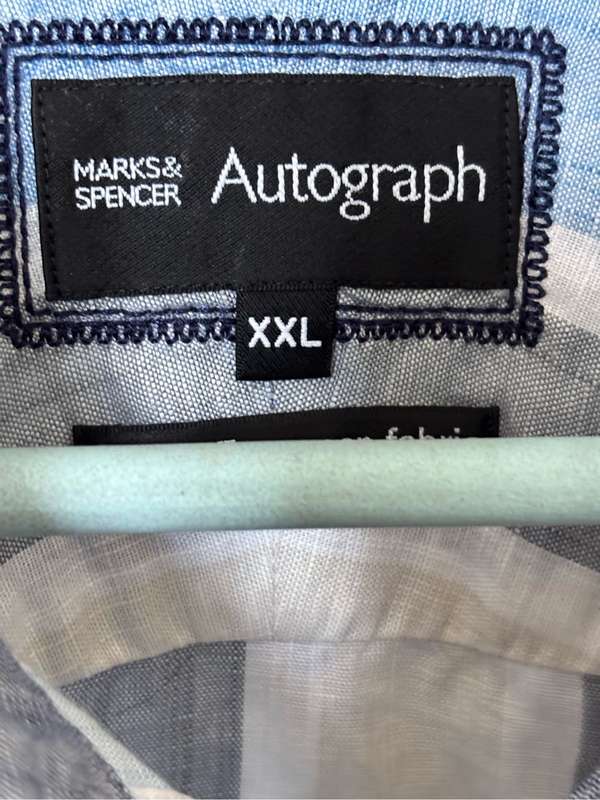 Mark & Spencer Autograph XXL Mens Short Sleeve Shirt
