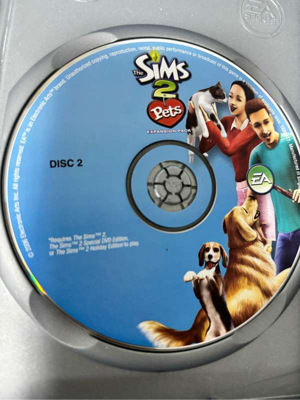 PC Game The Sims combo Unleashed Expansion Pack , Sims 2 Pets Expansion Pack