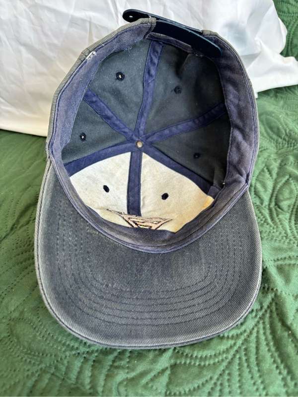 Superman Embroidered Baseball Hat Grey Vintage