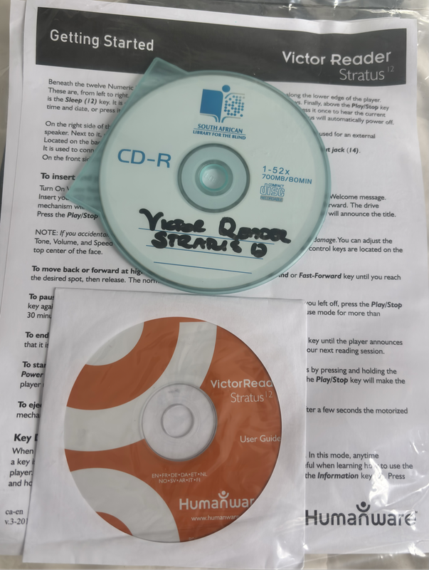 Victor Reader Stratus 12M Digital Talking Book Player