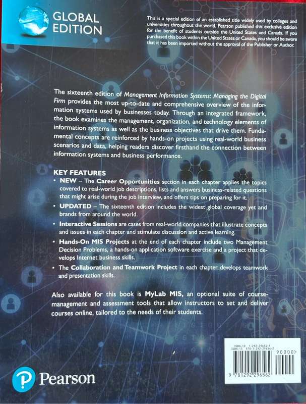Management Information Systems 16th Edition Kenneth C. Laudon, Jane P. Laudon
