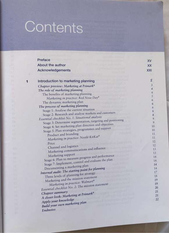 Essential Guide to Marketing Planning 4th Edition Marian Burk Wiods