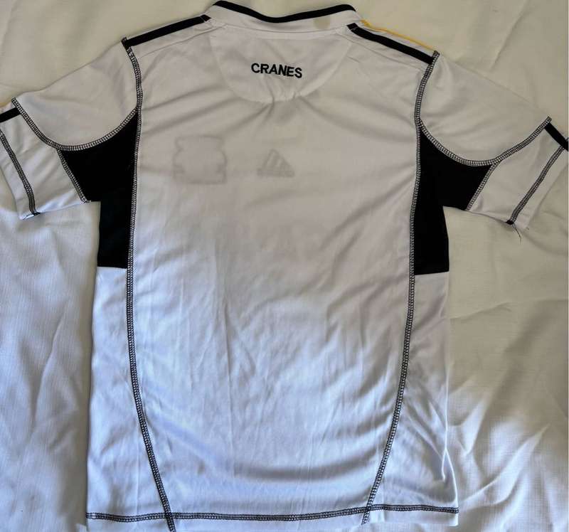 Adidas Uganda National Soccer Team Jersey marked Cranes at back Medium