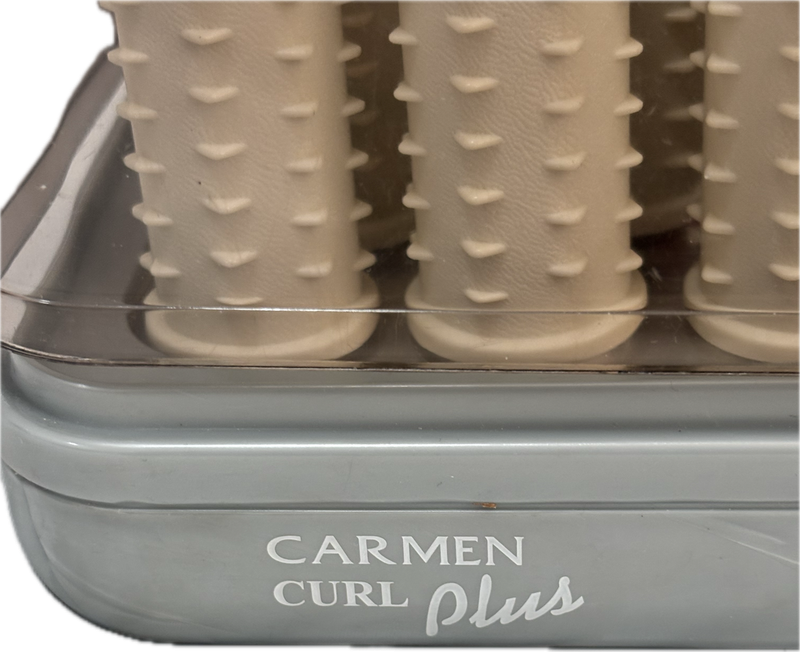 Carmen Curl Plus Heated Rollers in Box with Pins power cord