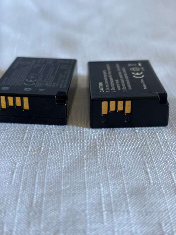 Canon LP E17 Lithium Ion batteries Two available