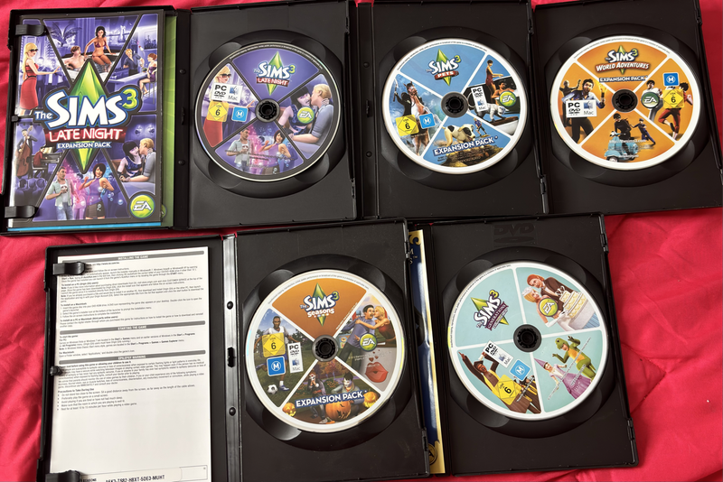 Suns 3 5 Game Lot Expansion Packs PC Games