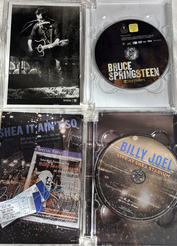 2 Music DVDs Bruce Springsteen & Billy Joel Collection Rare Import