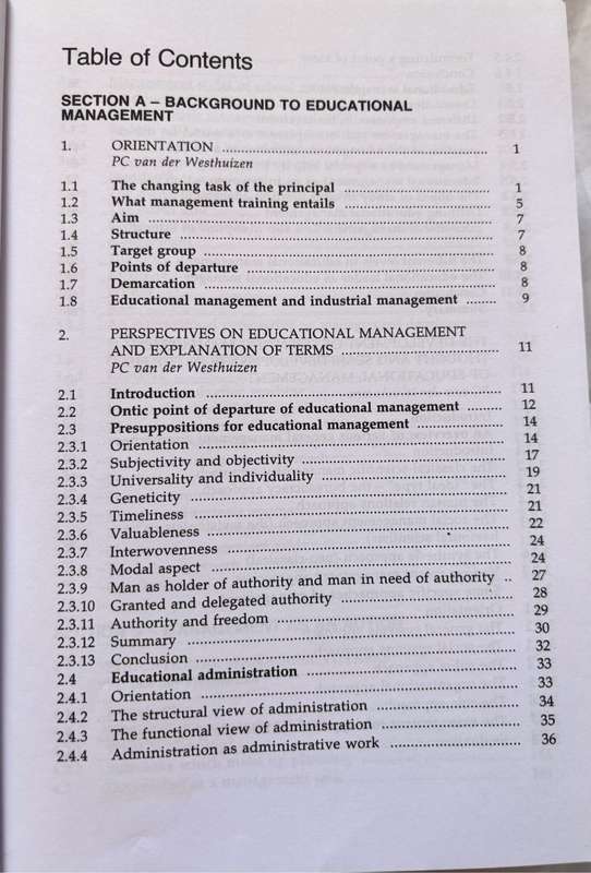 Effective Educational Management By PC  van der Westhuizen 22 Impression