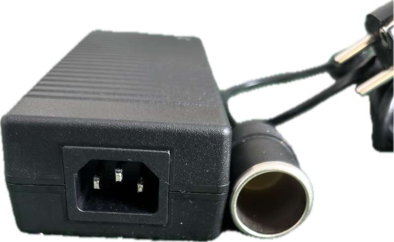 AC-DC Adapter model 12010 with attachment input