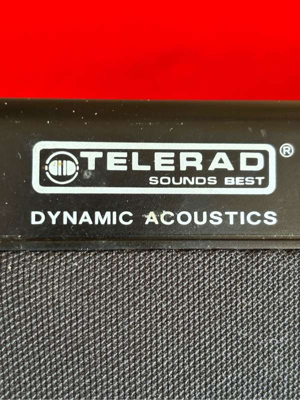 Telerad Dynamic Acoustics Softwave 2 way speaker system