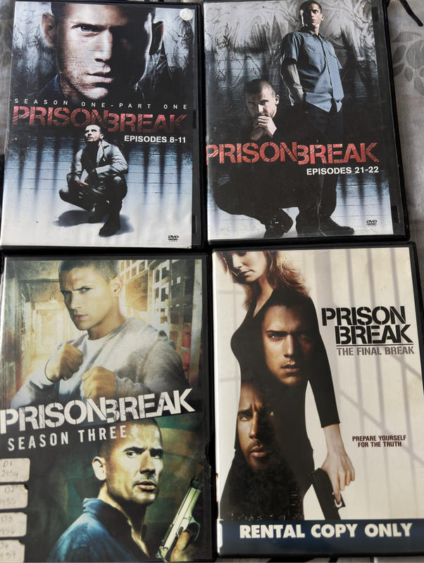 Prison Break Season 1episodes 8-11, 21-22, Season 3 Full & The Final Break