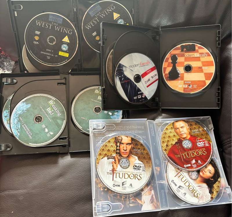 TV Series x 4, The Tudors, Modern Family, West Wing & Breaking Bad