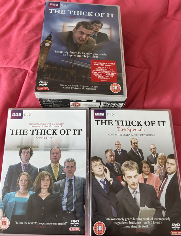 BBC DVD The Thick of It series 1-3