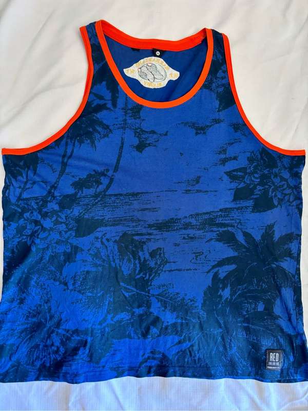 Barbarians WP Rugby Embroided badge XXL tank top shirt