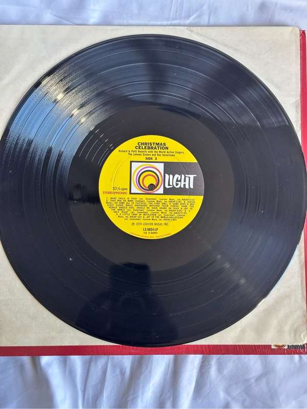 Christian Celebration LP Vinyl double sided Richard and Patty Roberts
