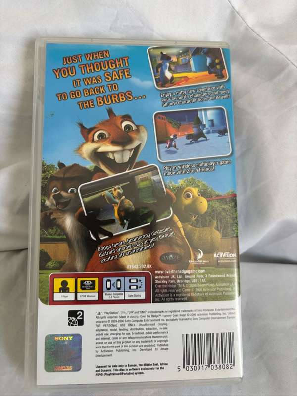 PSP Game Over the Hedge Hammy goes Nuts