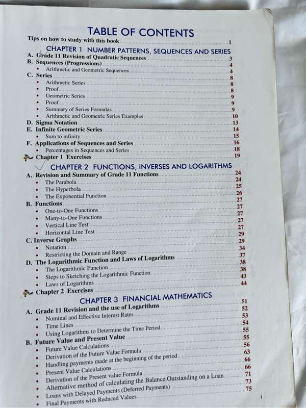 Maths Handbook and Study Guide Grade 12 by Kevin Smith Comprehensive Caps  Compliant