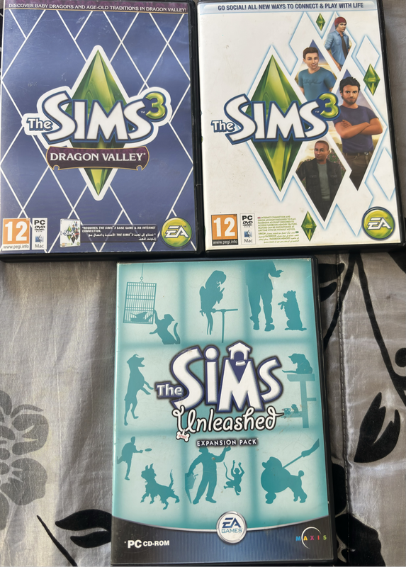 Sims PC Games lot Sims 3 & Dragon Valley plus Sims Unleashed