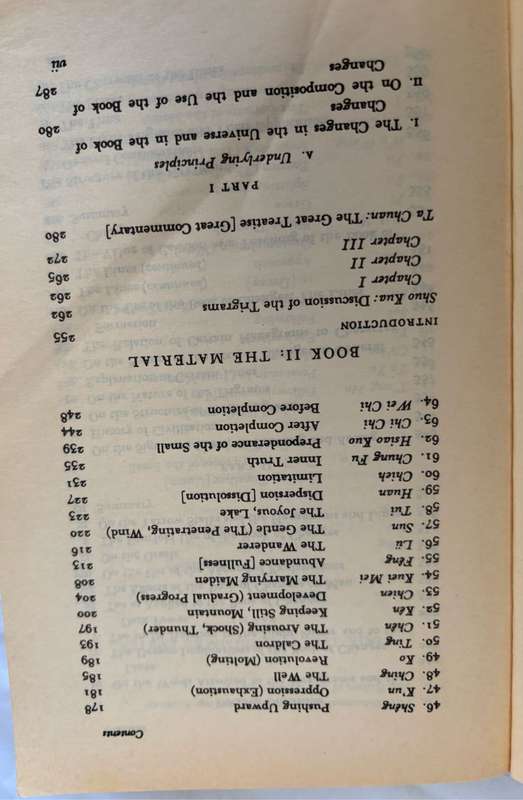 I Ching or Book of Changes Classic Collectable 1989 The Richard Wilhelm translation