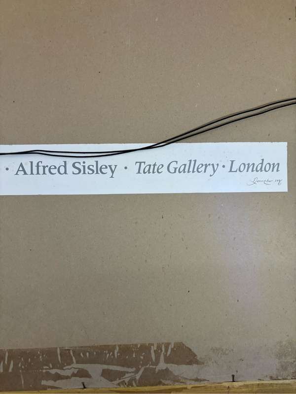 Alfred Sisley The Small Meadows in Spring 1880 Rare Dec 1996 Tate Gallery Art Print