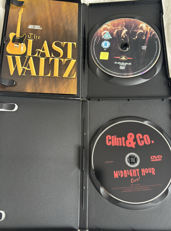 2 Music DVDs The Band Collectors Edition & Midnight Hour