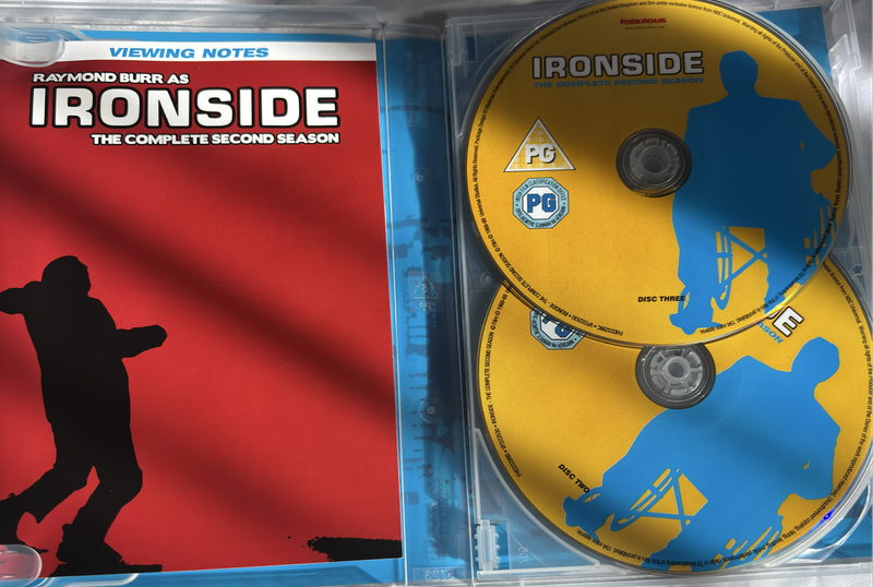 Ironside DVD Complete Second Season Raymond Burr Classic 1969/9 Rare
