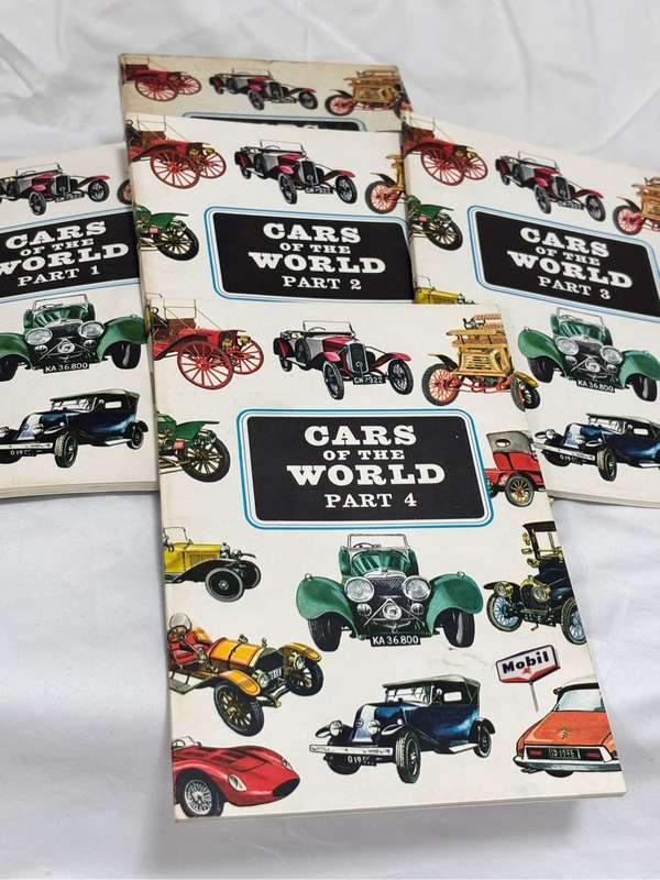 Cars of the World Part 1-4 in cover J D Scheel