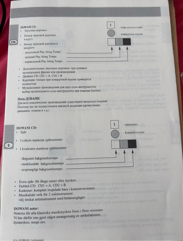Dowani 3 Tempi Play Along CD & Sheet Music