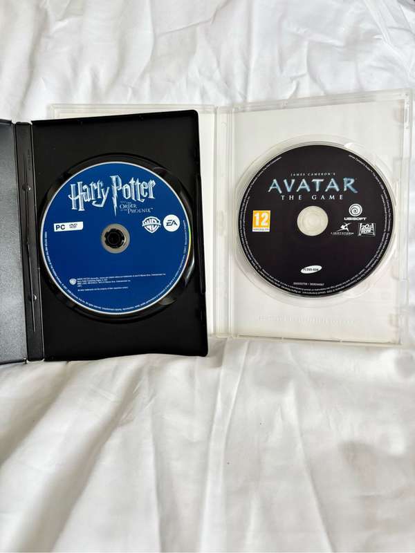 PC DVD Harry Potter Order of Phoenix and Avatar the Game Combo