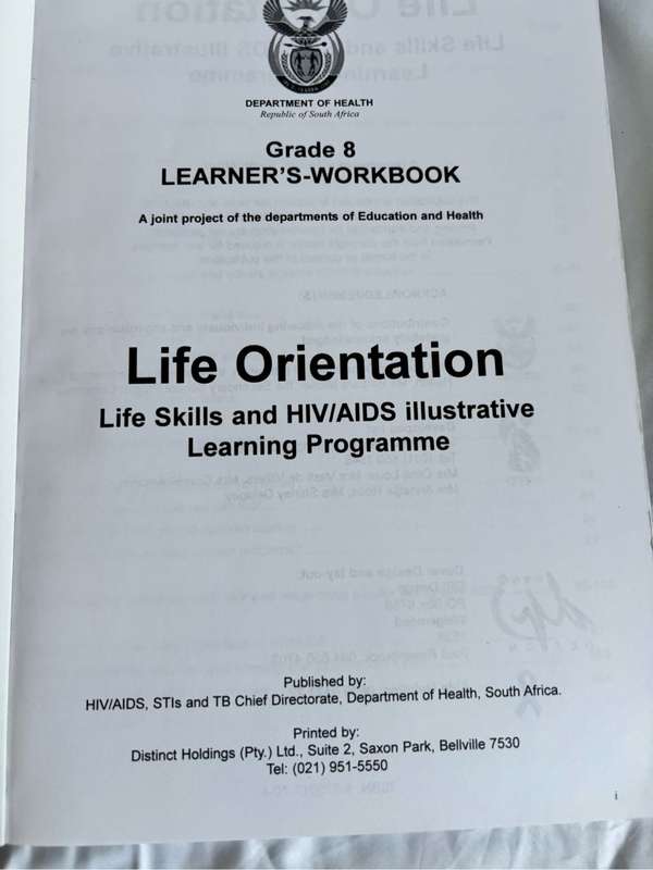 Life Orientation Life Skills and HIV/AIDS Grade 8