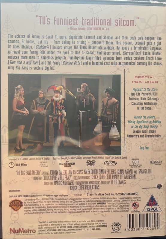 The Big Bang Theory TV Series Season 1 - 7 Collection
