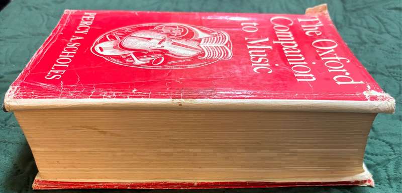 The Oxford Companion to Music by Percy A Scholes 1963 with 185 Plates Rare Collectable