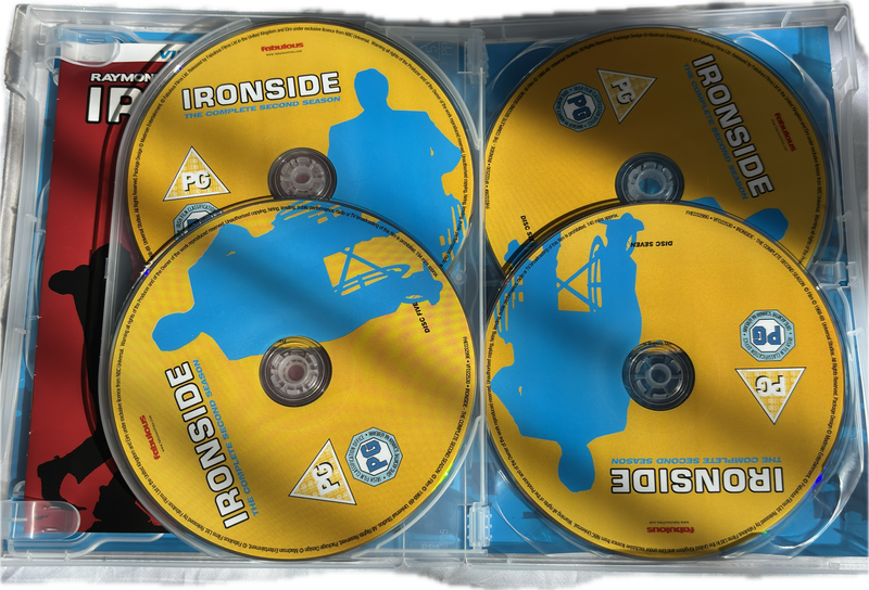Ironside DVD Complete Second Season Raymond Burr Classic 1969/9 Rare