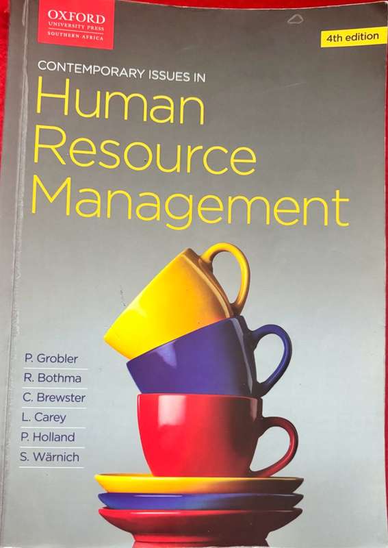 Human Resource Management Oxford 4th Edition P. Grobler, R. Botha