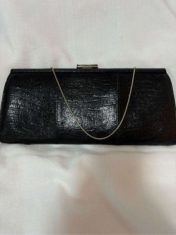 Crocodile Clutch Bag Cape Cobra Vintage Genuine Leather Vintage Good Condition