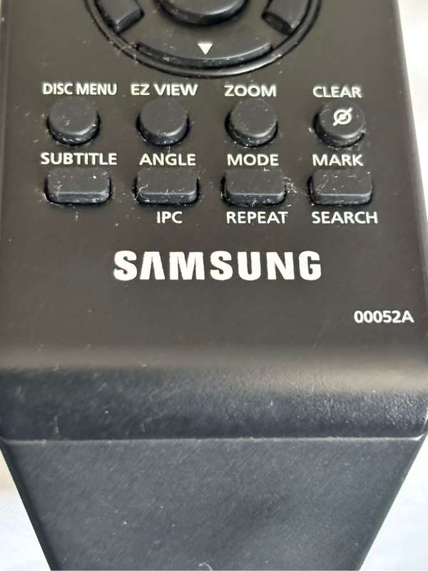 SAMSUNG DVD-V6500 DVD / VCR DVD PLAYER / VIDEO RECORDER Remote Control Only