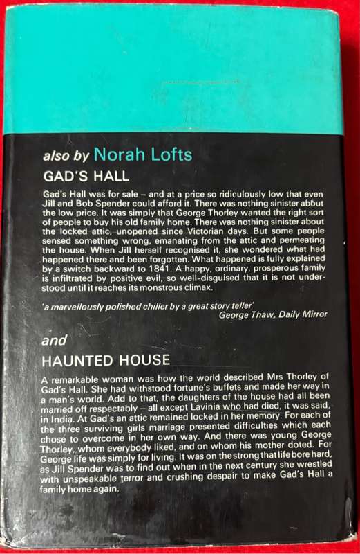Rare Book Nora Lofts The Lost One 1978 Collectable