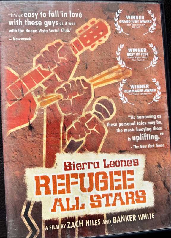 Music DVDs x 2 Freshly Ground Live SA Tour & Sierra Leones Refugee All Stars