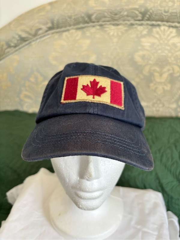 Roots Canada Baseball Cap Blue Vintage