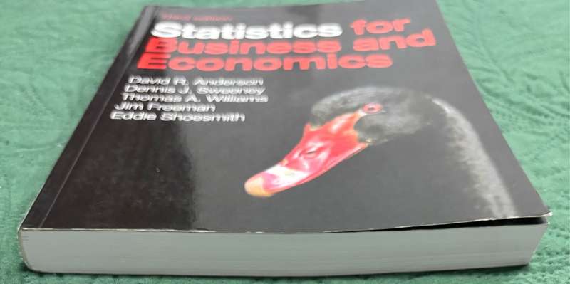 Statistics for Business and Economics 3rd Edition by David R Anderson, Dennis J Sweeney
