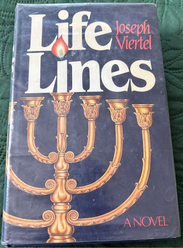 Life Lines by Joseph Viertel 1st Edition 1982 Hardcover Collectable