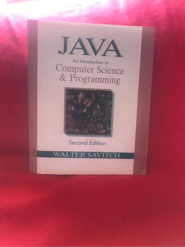 Java An introduction to Computer Science and Programming 2nd edition Ealter Savitch