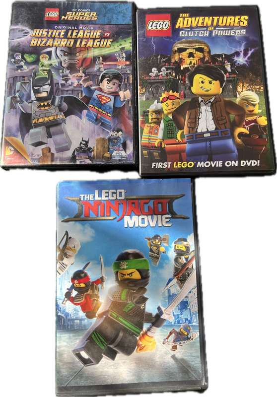 Lego Movies x 3, Justices League , Ninjago & Clutch Powers Collection