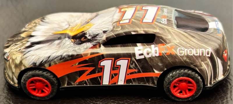 Die-Cast Racing Cars Full Animal Skin x 3