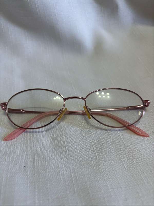 Jean-Marc Eyewear Frame Pink Metal Rare Vintage
