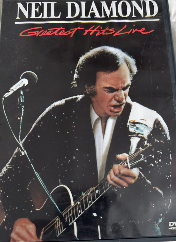 Neil Diamond Greatest Hits Live DVD Collectable and Rare