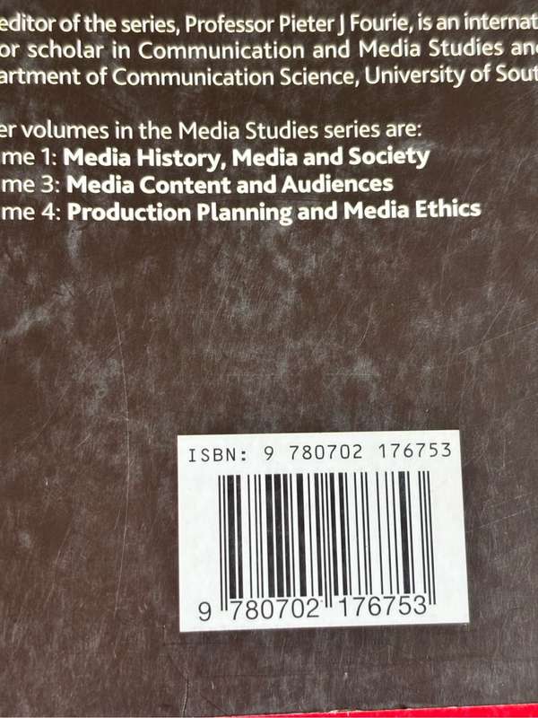 Media Studies Policy Management and  2nd Edition Volume 2, Pieter Fourie