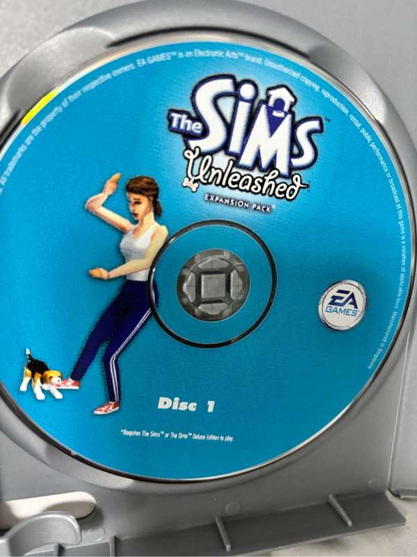 PC Game The Sims combo Unleashed Expansion Pack , Sims 2 Pets Expansion Pack