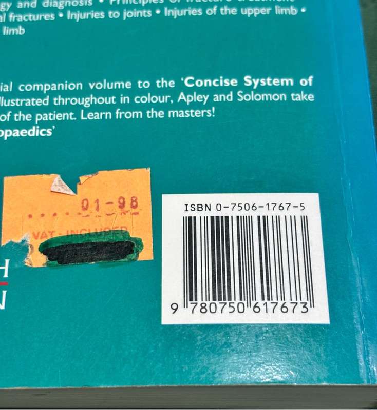 Concise System of Orthopaedics andFractures 2nd Edition A Graham Apley, Louis Solomon